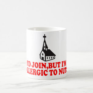 Funny atheist koffiemok