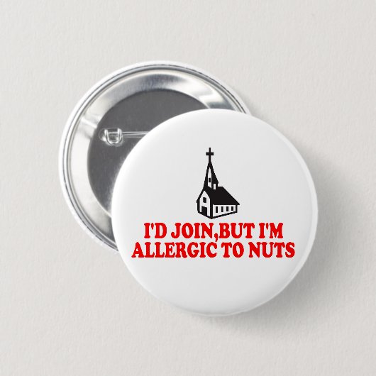 Funny atheist ronde button 5,7 cm (Voorkant /achterkant)