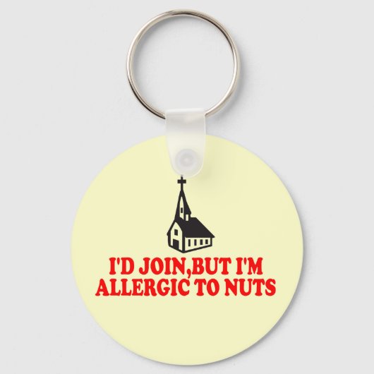 Funny atheist sleutelhanger (Voorkant)