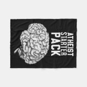 Funny Atheist Starter Pack - Atheist Christian Des Fleece Deken (Voorkant (Horizontaal))