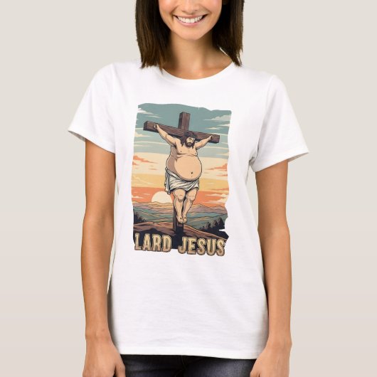 Funny atheist T shirt (Voorkant)