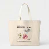 Funny Athiest Agnostic Humor Cured Ham Lourdes Grote Tote Bag (Voorkant)