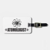 Funny Atom Bagagelabel (Voorkant horizontaal)