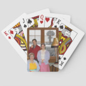 Funny Atomic Family Kerstspelkaarten Speelkaarten (Achterkant)