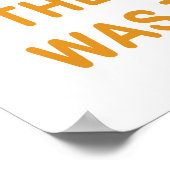 Funny Attitude 50th Birthday Gag Gifts Poster (Hoek)