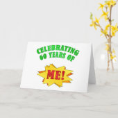 Funny Attitude 60th Birthday Gifts Kaart (Gele Bloem)