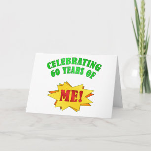 Funny Attitude 60th Birthday Gifts Kaart