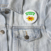 Funny Attitude 90th Birthday Gifts Ronde Button 5,7 Cm (In situ)