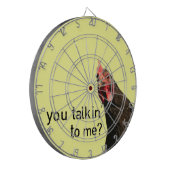 Funny Attitude Chicken Dartbord (Voorkant Links)