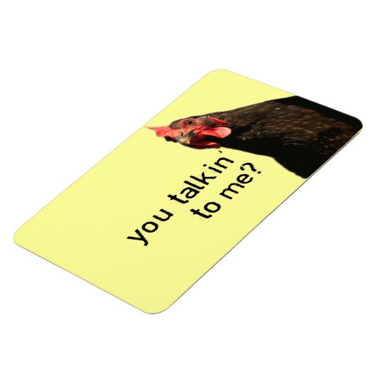 Funny Attitude Chicken Magneet (Linkerzijde)