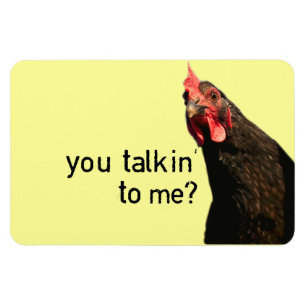 Funny Attitude Chicken Magneet
