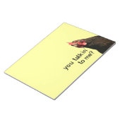 Funny Attitude Chicken Notitieblok (Schuin)