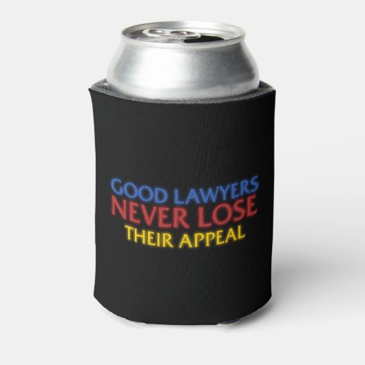 Funny Attorney Good Lawyers verliest nooit beroep Blikjeskoeler (Blikje Achterkant)