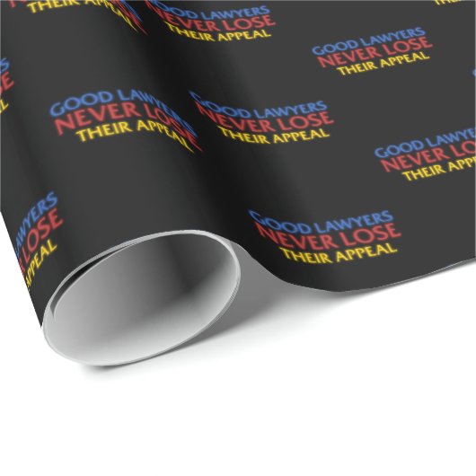 Funny Attorney Good Lawyers verliest nooit beroep Cadeaupapier (Rol Hoek)