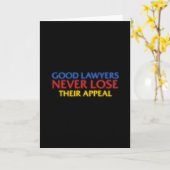 Funny Attorney Good Lawyers verliest nooit beroep Kaart (Gele Bloem)