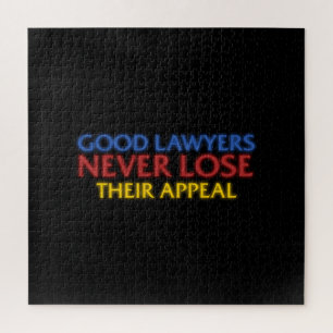 Funny Attorney Good Lawyers verliest nooit beroep Legpuzzel