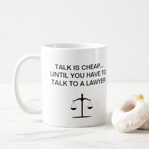 Funny Attorney Kantoor Coffee Mugs voor een advoca Koffiemok