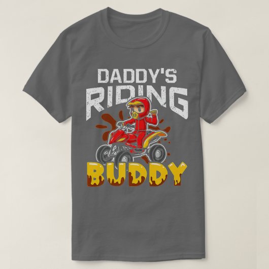 Funny ATV 4-Wheeler Quad Bike T-shirt (Design voorkant)