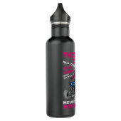 Funny ATV Quad Bike Riding Girl All-Terrain Four W Waterfles (Links)