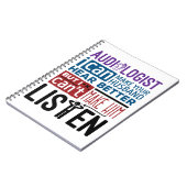 Funny Audioloog kan de man helpen beter te horen Notitieboek (Linkerzijde)