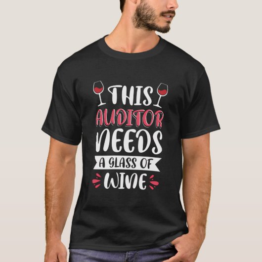 Funny Auditor Accountant Actuarieel Shirt (Voorkant)