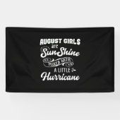 Funny August Birthday Shirten Gifts Spandoek (Horizontaal)
