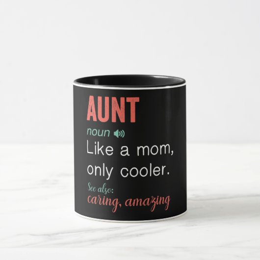 Funny Aunt Definition Mok (Midden)
