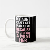 Funny Aunt Niece Mini Her Matching Family Quote  Koffiemok (Links)