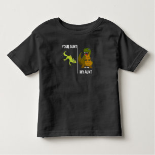 Funny Auntie Dinosaur Lizard Dino Cool tante Kinder Shirts