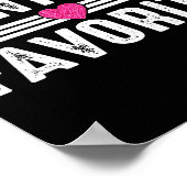 Funny Auntie'ss Favorite Son Daughter I'm Auntie's Poster (Hoek)