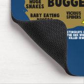 Funny Aussie-kaart Muismat (Hoek)