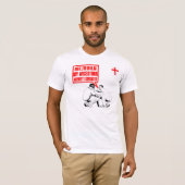 Funny Aussie veroordeelt cricket T-shirt (Voorkant volledig)