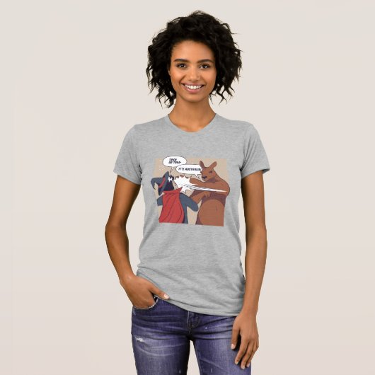 Funny Australia Halloween T-shirt (Voorkant volledig)