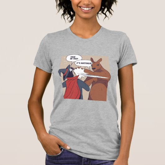 Funny Australia Halloween T-shirt (Voorkant)