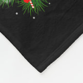 Funny Australian Cattle Dog Dog Christmas Tree - B Fleece Deken (Hoek)