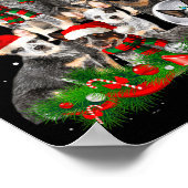 Funny Australian Cattle Dog Dog Christmas Tree - B Poster (Hoek)