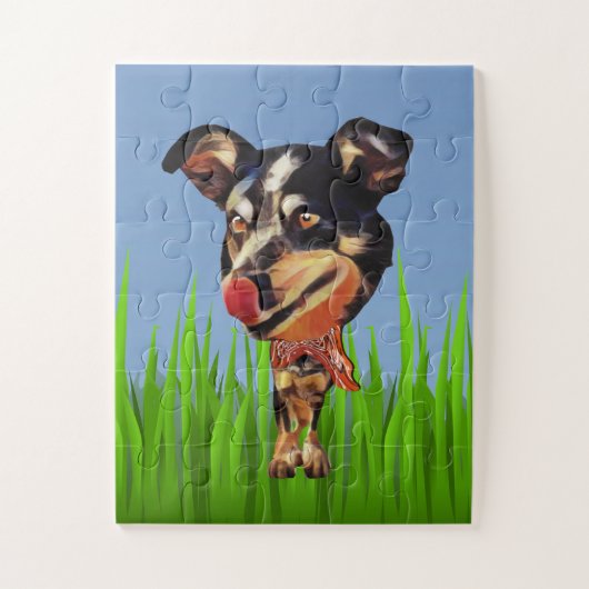 Funny Australian Cattle Dog Kinder 30 pc Puzzle Legpuzzel (Verticaal)
