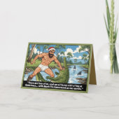 Funny Australian Christmas Kaart (Voorkant)