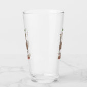 Funny Australian emu trio cartoon illustratie Glas (Links)