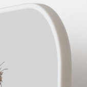 Funny Australian emu trio cartoon illustratie Pickleball Paddle (Links Detail)