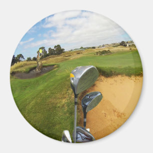 Funny Australian Golf Design, Magnet