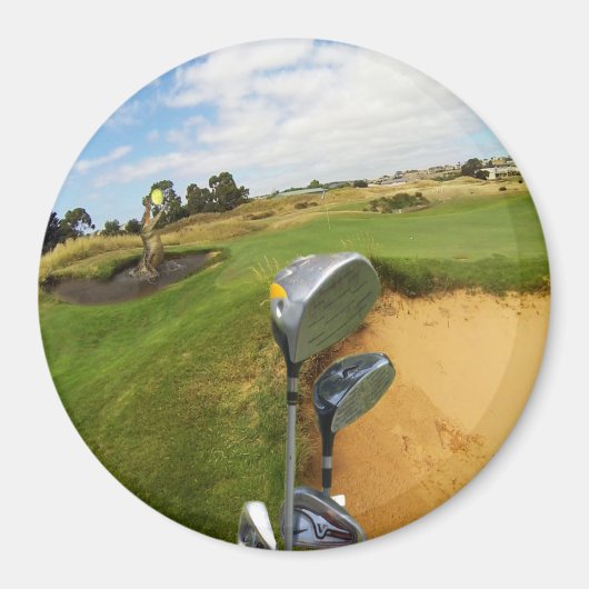 Funny Australian Golf Design, Magnet (Voorkant)