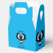 Funny Australian magpie cartoon illustratie Bedankdoosjes (Geopend)