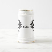 Funny Australian magpie cartoon illustratie Bierpul (Center)