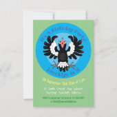 Funny Australian magpie cartoon illustratie Kaart (Voorkant)