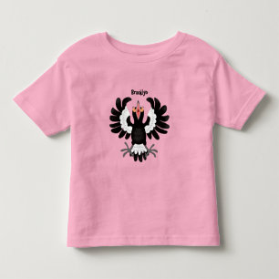 Funny Australian magpie cartoon illustratie Kinder Shirts