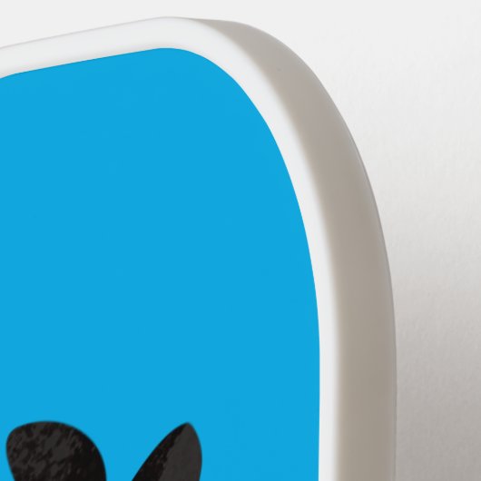 Funny Australian magpie cartoon illustratie Pickleball Paddle (Links Detail)