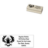 Funny Australian magpie cartoon illustratie Rubberstempel (Gestempeld)