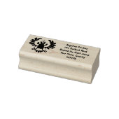 Funny Australian magpie cartoon illustratie Rubberstempel (Stempel)