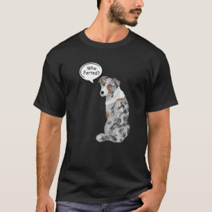 Funny Australian Shepherd, boerenvechter 1 T-shirt